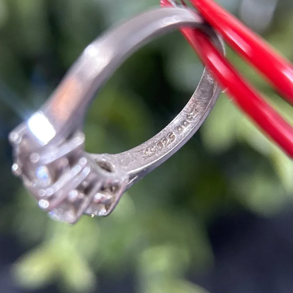 Ladies‎ Full Zircon Silver 925 Ring